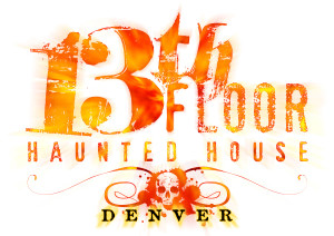 image of the logo for the 13th Floor Haunted House in Colorado