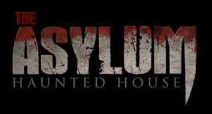 Image of the logo for the Asylum Haunted House in Colorado