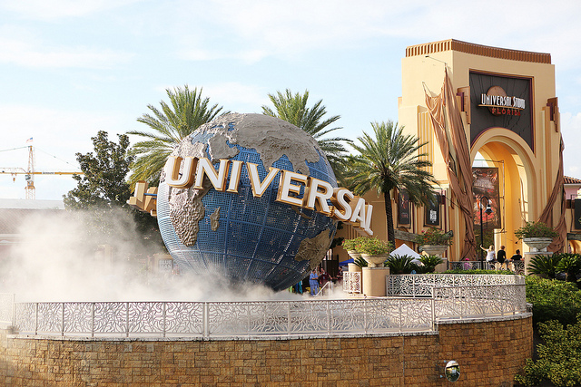 Image of Universal world at Halloween Horror Nights in Florida.