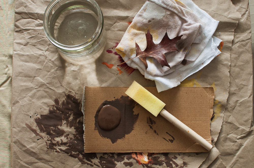 Leaf Printed Linens - Materials