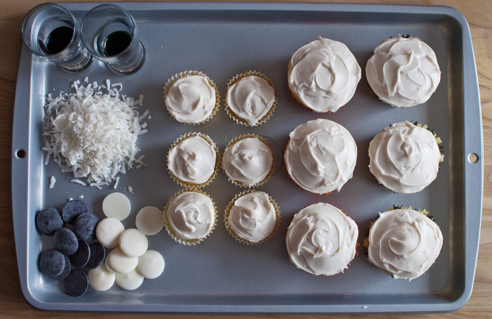 Googly-Eyed Monster Cupcakes - Ingredients