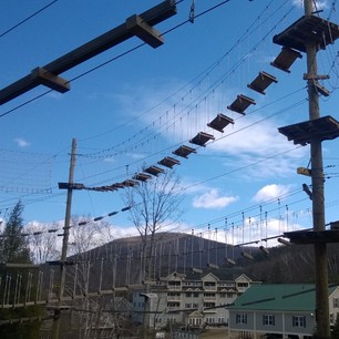 image of rope climb at Jiminy Peak Mountain Resort