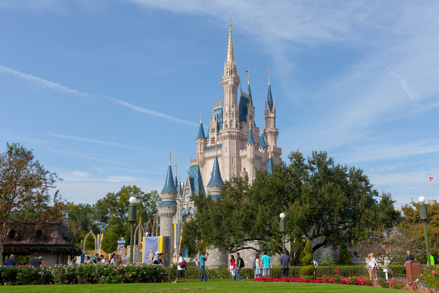 picture of castle at disney world