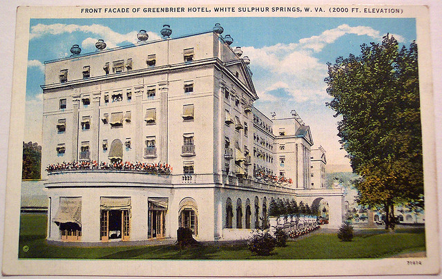 Image of exterior of Greenbrier Hotel