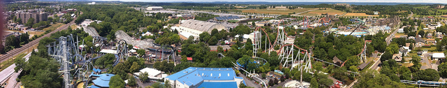 Image of HersheyPark from a distance.