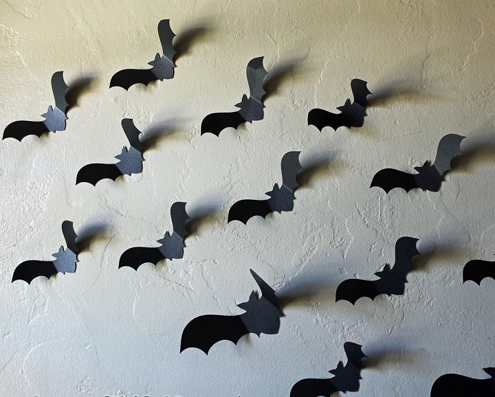 Image of bats on Bat Wall Decor