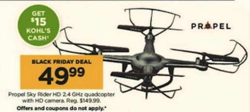 kohl's drone black friday