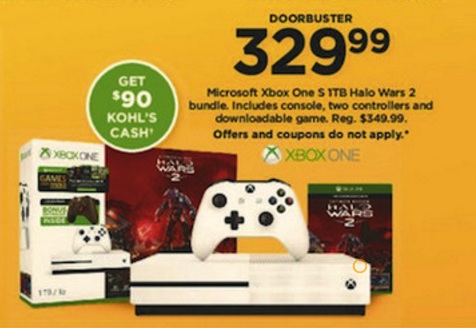 kohl's xbox one s black friday