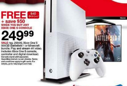 xbox one x black friday target