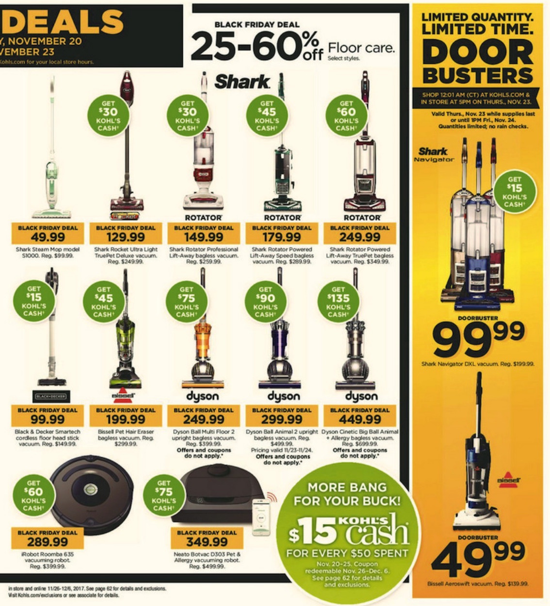 Vacuum Cleaner Black Friday Deals, 2023 Store Ads & Cyber Monday Deals