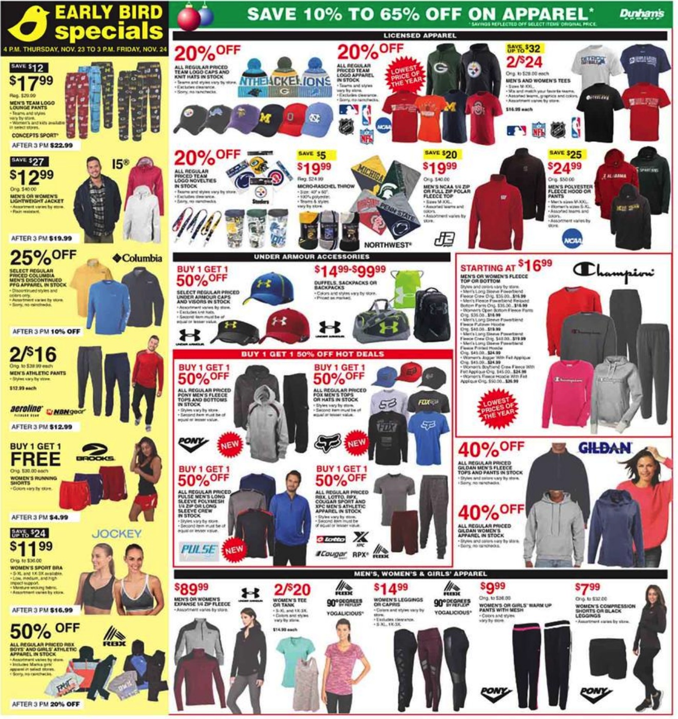 Dunham's Sports Black Friday 2023 Ad Deals - Funtober