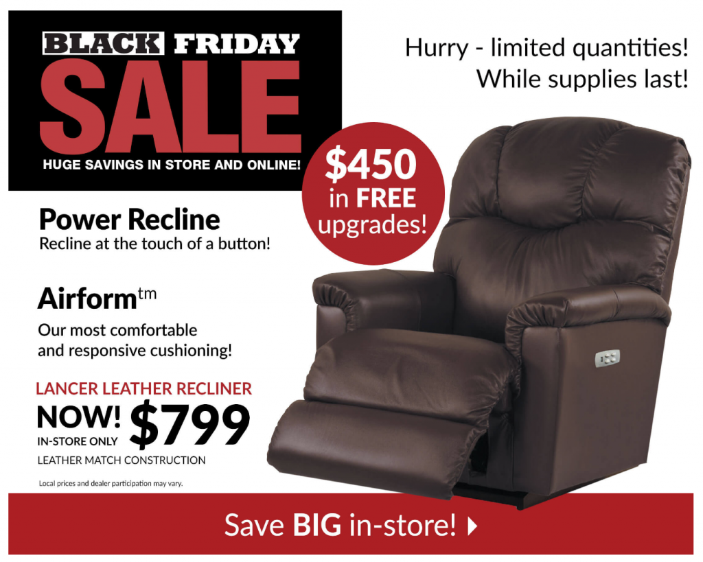 La Z Boy Black Friday 2020 Ad Furniture Recliner Deals Funtober