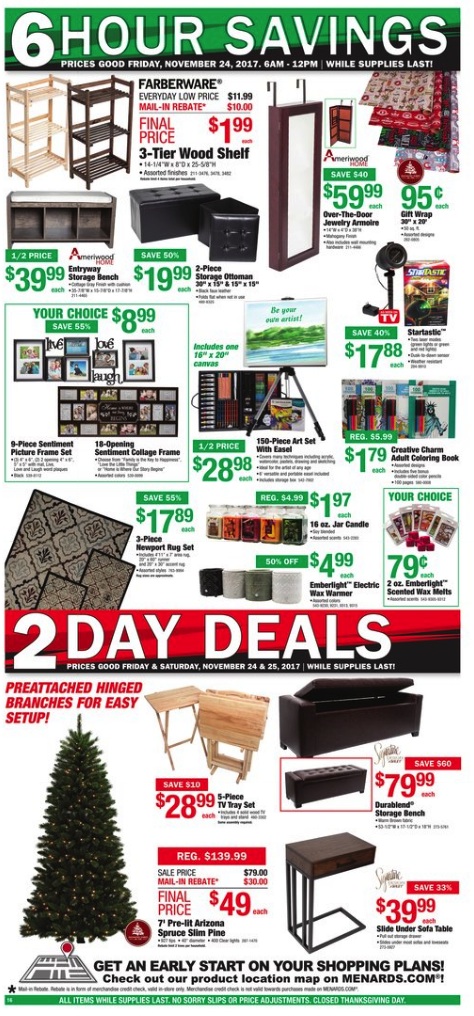 Menards Black Friday 2018 Ad Deals - Funtober