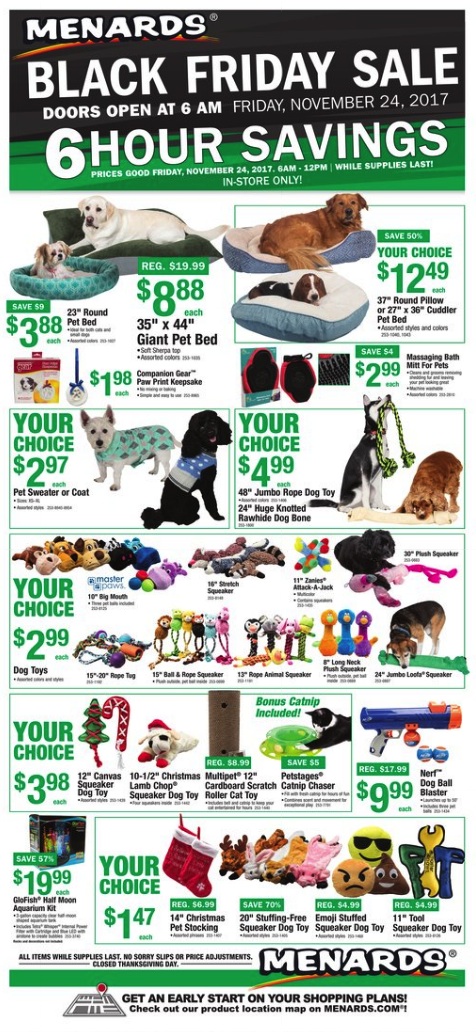 Menards Black Friday 2020 Ad - Tools, Hardware, Kitchen Appliance Deals - Funtober