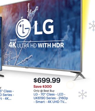 70 - 75 inch TV Black Friday 2022 & Cyber Monday Deals