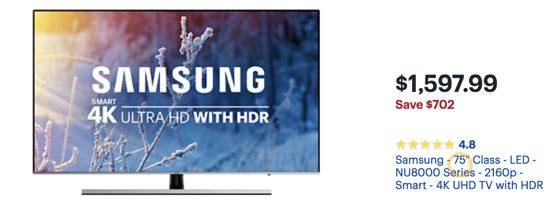 70 - 75 inch TV Black Friday 2020 & Cyber Monday Deals - Funtober