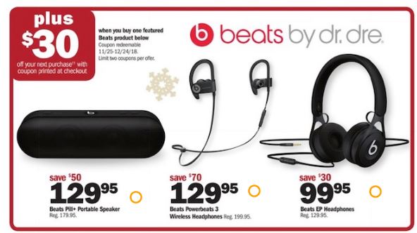 cyber monday deals beats by dre