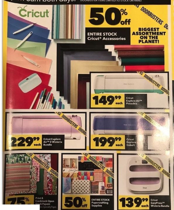 Cricut Black Friday Deals 2023 Scrapbooking Cutting Machine