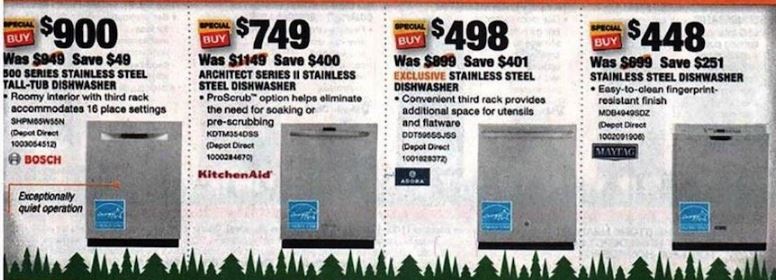 best dishwasher deals black friday