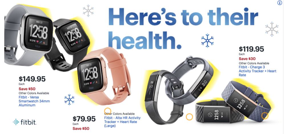 fitbit charge 3 cyber monday 2019