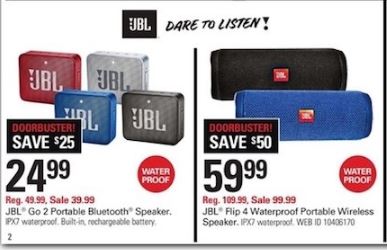 JBL Black Friday 2021 - Pulse, Flip Speaker - Funtober