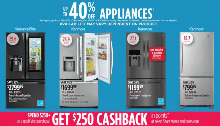 refrigerator sales for black friday
