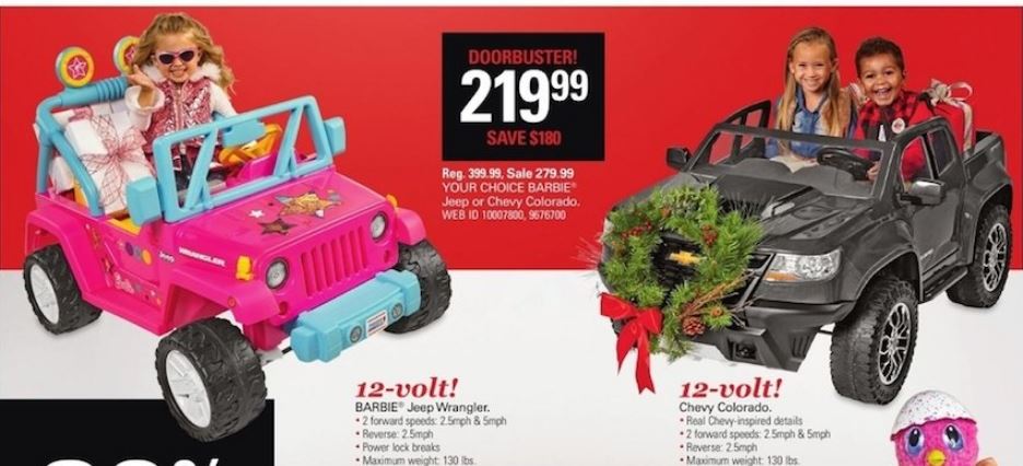 cyber monday deals on ride on toys