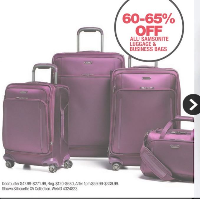 Samsonite Luggage Black Friday 2020 & Cyber Monday Deals - Funtober