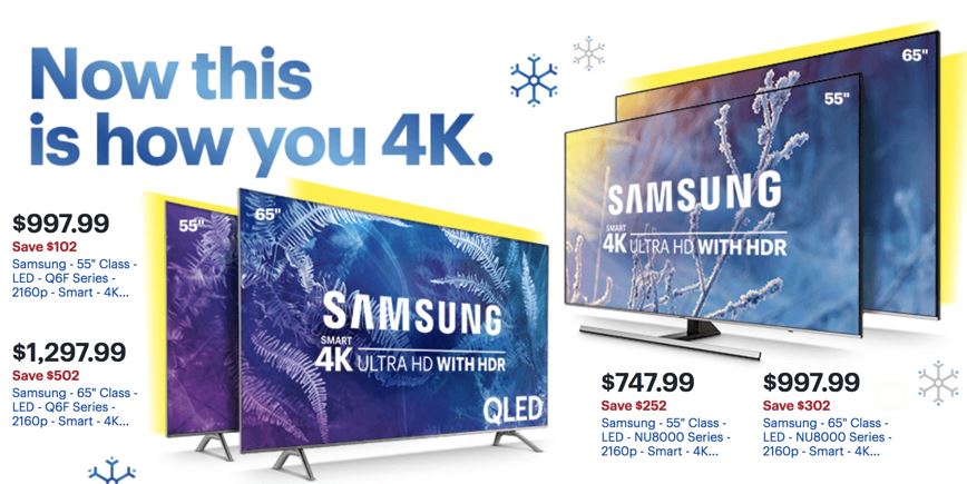 Best Samsung QLED TV Black Friday 2020 & Cyber Monday Deals - Funtober