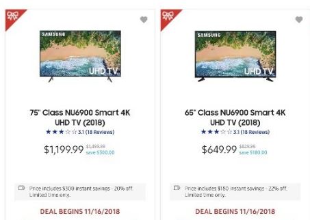 70 - 75 inch TV Black Friday 2020 & Cyber Monday Deals - Funtober