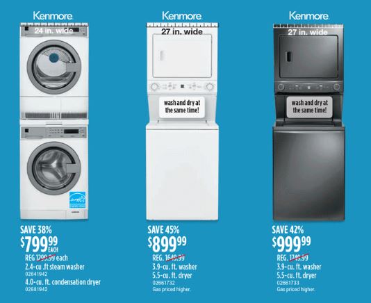 Washer & Dryer Black Friday 2019 - Kenmore, Samsung, GE & LG Appliance Deals - Funtober