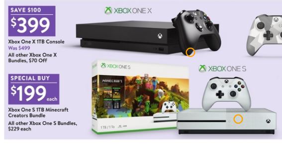 walmart black friday xbox one games