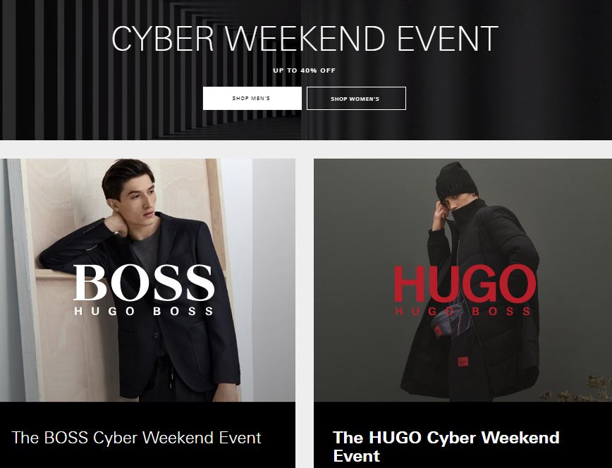 Hugo Boss Black Friday 2020 \u0026 Cyber 