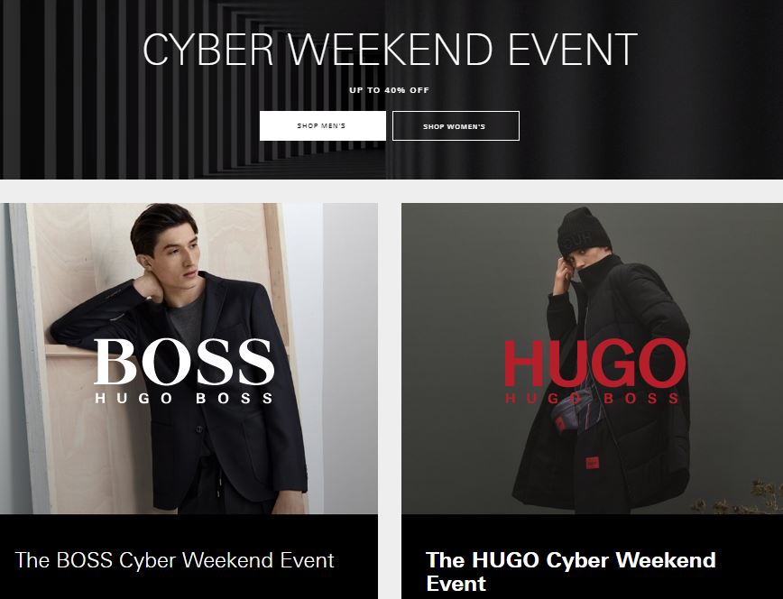 hugo boss the scent black friday