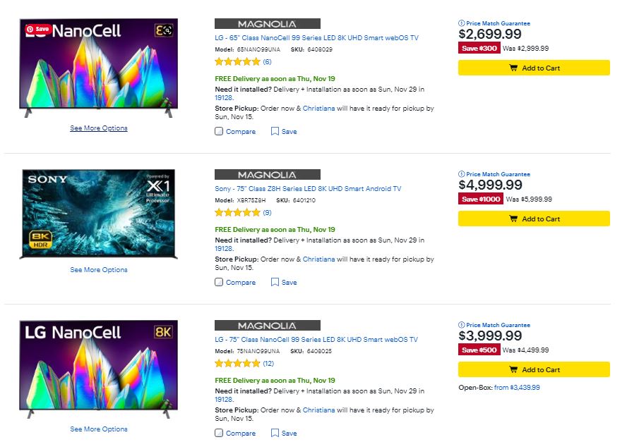 8K TV Black Friday 2020 & Cyber Monday Deals - Funtober