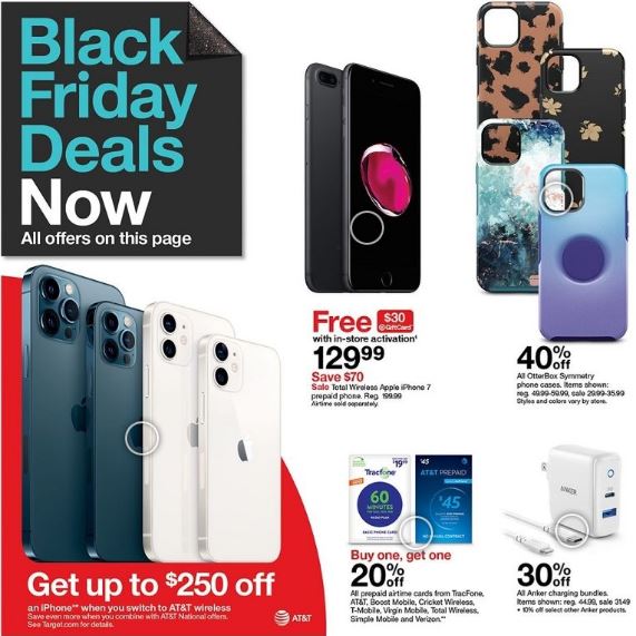 Smartphone Cell Phone Black Friday 2020 & Cyber Monday Deals - iPhone