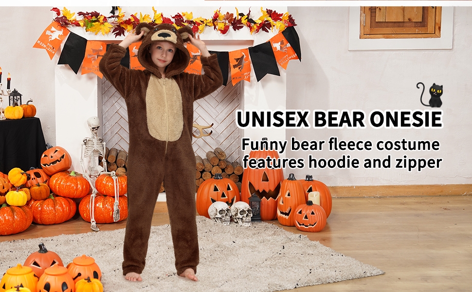 Halloween Unisex Kid's Brown Bear Costume