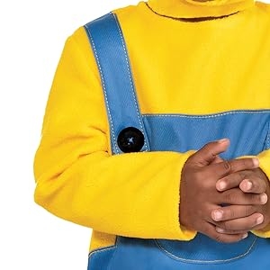 yellow blue overall jumpsuit halloween costume for babies infants child minions gru movie character 