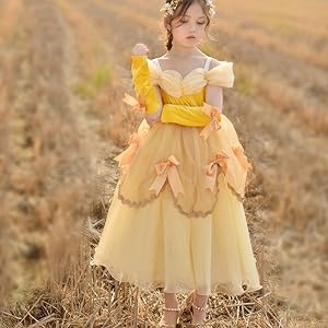belle costumer for girl,belle dress