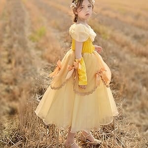 belle costumer for girl,belle dress