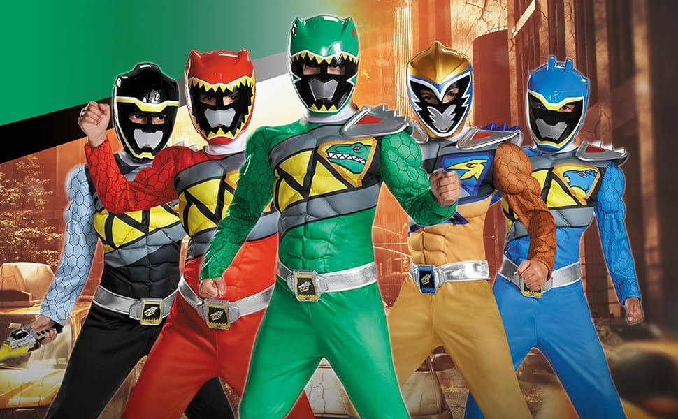 Power Ranger Costumes Dino Charge Classic