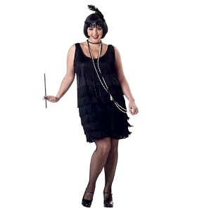 Flapper, 1920's, Costume, Sequin Dress, Gatsby, dresses for women, Halloween, Black Flapper Dress