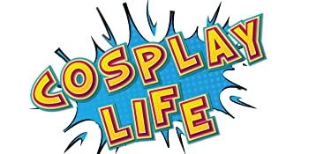 Cosplay Life store logo for superhero video game costumes hoodies tshirts