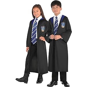 The complete, unisex costume with it pictured on one girl and one boy